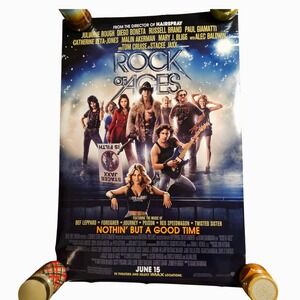 Rock of Ages 2012 Movie Poster 27x40 Warner Bros Julianne Hough Tom Cruise D/S